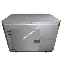 Тихий зимний кожух для генератора 1600 RAL 7024 (2 вентилятора)