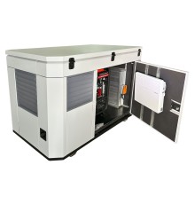 Тихий зимний кожух для генератора 1600 RAL 7035 (2 вентилятора)