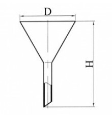 Лабораторная воронка В-75-110 мм
