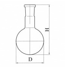 Колба круглодонная со шлифом К-1-250-29/32, ТС