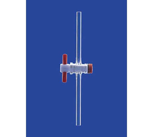 Кран одноходовой Lenz NS24, диаметр отверстия 8,0 мм, PTFE