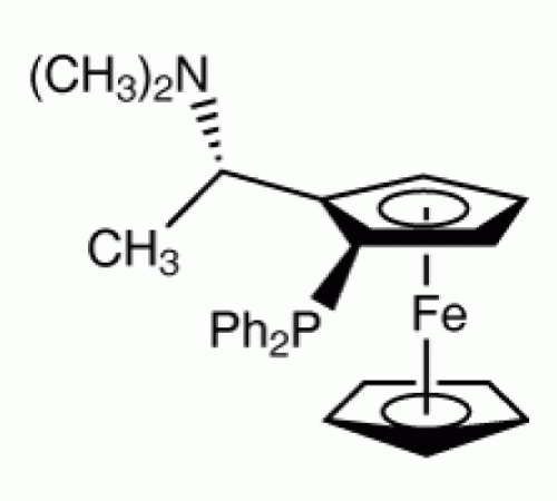 (S) - (+) - N, N-диметил-1 - [(R) -2 - (дифенилфосфино) ферроценил] этиламин, 97%, Alfa Aesar, 500 мг
