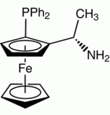 (S) -1 - [(R) -2 - (дифенилфосфино) ферроценил] этиламин, 97 +%, Alfa Aesar, 1 г