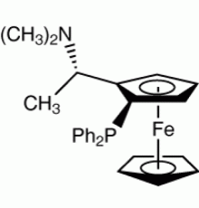(S) - (+) - N, N-диметил-1 - [(R) -2 - (дифенилфосфино) ферроценил] этиламин, 97%, Alfa Aesar, 100 мг