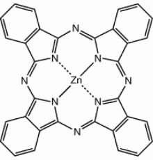 Цинк фталoцианин, 96%, Acros Organics, 25г